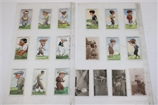 Set Of Wa & Ac Churchman Prominent Golfers Cards & (2) J. Millhoff Famous Golfers Cards & 3 Churchman Famous Golfers Cards