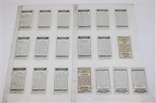 Set Of Wa & Ac Churchman Prominent Golfers Cards & (2) J. Millhoff Famous Golfers Cards & 3 Churchman Famous Golfers Cards