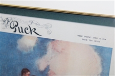 1914 Puck Tango Painting By Walter Dean Goldbeck - Framed