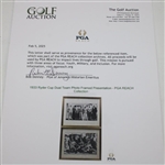 1933 Ryder Cup Dual Team Photo Framed Presentation - PGA REACH Collection