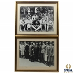 1927 Ryder Cup Dual Team Photo Framed Presentation - PGA REACH Collection