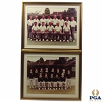 1981 Ryder Cup Dual Team Photo Framed Presentation - PGA REACH Collection