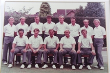 1981 Ryder Cup Dual Team Photo Framed Presentation - PGA REACH Collection