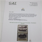 1981 Ryder Cup Dual Team Photo Framed Presentation - PGA REACH Collection