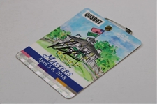 Patrick Reed Signed 2018 Masters Tournament SERIES Badge #Q03897 JSA ALOA