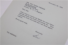 Ben Hogan Signed 1965 Letter To Pat Ward Thomas JSA ALOA