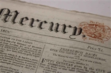 Three (3) 1817-1822 Edinburgh/Caledonian Newspapers w/Various Medal Results, Thistle GC & other Content