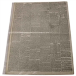 Three (3) 1832-1834  Edinburgh Evening Newspapers w/Various St Andrews Captain, Silver Club, Gold Medal & other Content