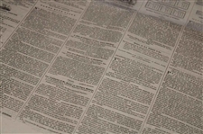 Three (3) 1846-1847  North of Scotland Gazette Newspapers w/Various Silver Cup, Gold Medal Results & other Content
