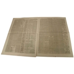 Four (4) 1873 The Edinburgh Evening Courant Newspapers w/Various Golf Content