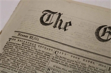 Four (4) 1873 The Edinburgh Evening Courant Newspapers w/Various Golf Content