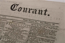 Four (4) 1873 The Edinburgh Evening Courant Newspapers w/Various Golf Content