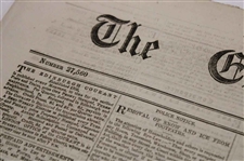 Four (4) 1873 The Edinburgh Evening Courant Newspapers w/Various Golf Content