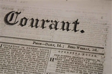 Four (4) 1873 The Edinburgh Evening Courant Newspapers w/Various Golf Content