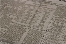 Four (4) 1873 The Edinburgh Evening Courant Newspapers w/Various Golf Content
