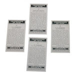 Thomson, Barton & Two (2) A.H. Padgham Ogden's Cigarettes Golf Cards