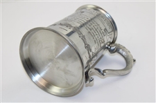 St. Andrews 'The Old Course' Course Layout/Scorecard Pewter Golf Tankard - Made in England