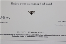Tiger Woods Signed 2005 SP Signature of Greatness Ltd Ed #9/10 8x10 Card