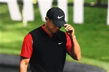 Tiger Woods Signed 2019 'The Tie' 82nd Win Upper Deck Ltd Et #48/82 Oversize 16x24 Photo