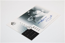Adam Scott Signed 2001 Upper Deck Sign Of The Times Card