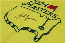 Jack Nicklaus Signed 2024 Masters Tournament Embroidered Flag JSA ALOA