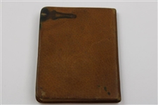 Joe Kirkwood's Brown Leather Address Book w/Bobby Jones & Ben Hogan