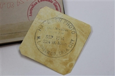 Joe Kirkwood Sr's c.1954 Stamped & Used Australian Passport w/ Photo