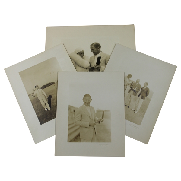 Joe Kirkwood Sr. Wins 1933 North & South Open at Pinehurst Four (4) Original John Hemmer Photos