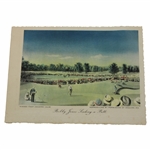 Bobby Jones Sinking A Putt At 1929 US Open at Winged Foot Greeting Card