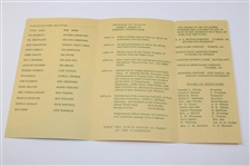 Four (4) Joe Kirkwood Exhibition Advertising Pieces & Joe Kirkwood's Golden Acre Land Ownership Card