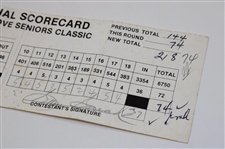 Sam Snead & Mike Fetchick Signed 1984 Boca Grove Senior Classic Official Scorecard