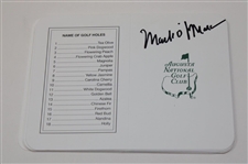 Couples, Player, Vijay & Seven (7) other Champs Signed Augusta National GC Scorecards JSA ALOA