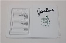Couples, Player, Vijay & Seven (7) other Champs Signed Augusta National GC Scorecards JSA ALOA