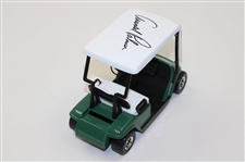 Arnold Palmer Signed Green w/White Miniature Golf Cart JSA ALOA