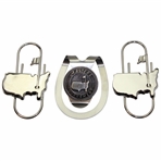 Masters Tournament Undated Silver Tone Clip w/Two (2) Masters Silver Tone Logo Clips