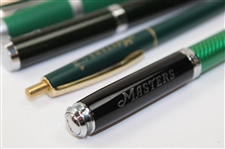 Five (5) Various Masters Tournament Ball Point Pens