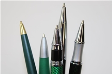 Five (5) Various Masters Tournament Ball Point Pens