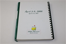 2001, 2003, 2006, 2011-2012 & 2024 Masters Tournament Official Media Guides