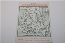 1963 Masters Tournament Friday & Saturday Pairing Sheets - Jack's First Masters Win