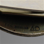 U.S.G.A. 14kt Gold & Sterling Silver '1894' Seal Money Clip New in Box by Malcolm DeMille