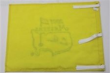 Arnold Palmer Signed 2001 Masters Tournament Embroidered Flag JSA ALOA