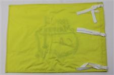Arnold Palmer Signed 1999 Masters Tournament Embroidered Flag JSA ALOA