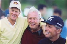 Arnold Palmer, Jack Nicklaus & Gary Player 'Big Three' Matted Presentation Photo