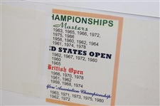 Arnold Palmer, Jack Nicklaus & Gary Player 'Big Three' Matted Presentation Photo