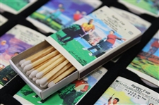 1927-1997 Ryder Cup Commemorative Series Matchbooks in Shadow Box 
