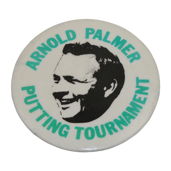 1960s Arnold Palmer Putting Tournament Badge/Pin