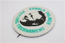 1960's 'Arnold Palmer Putting Tournament' Badge/Pin