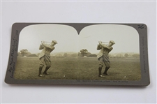 Four (4) Vintage Harry Vardon Bay State Publishing Golf Stereocards #403, #414, #518 & #528
