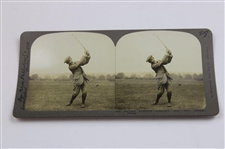 Four (4) Vintage Harry Vardon Bay State Publishing Golf Stereocards #403, #414, #518 & #528