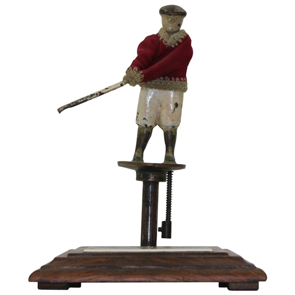 1915 Penny Arcade Golfer Apparatus From Amusement Machine